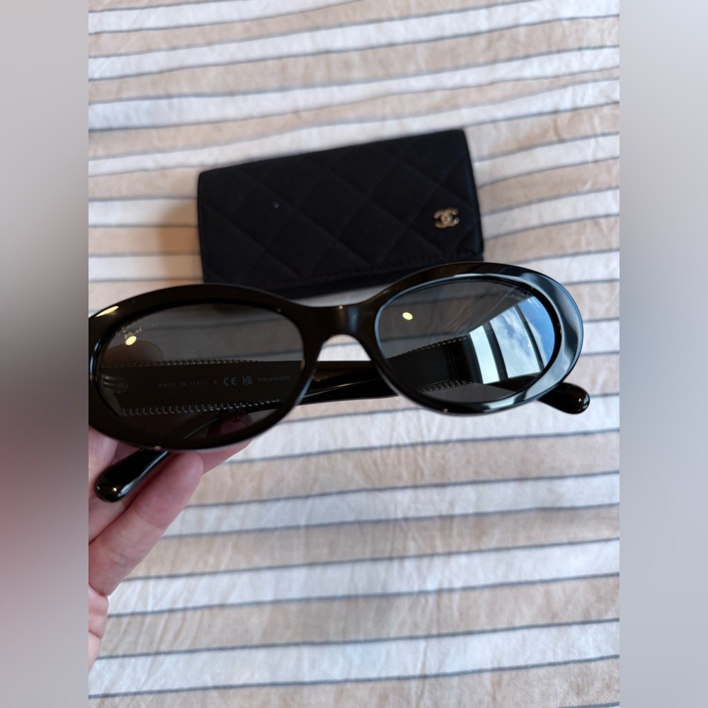 Chanel Oval Sunglasses